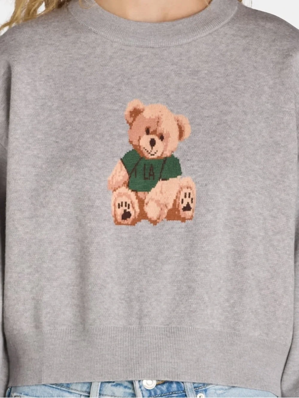 Liv & Lottie | Juniors’ Bear Graphic Sweater
